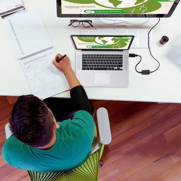 مبدل کابلی Display به HDMI الون مدل ELEVEN CV1002
