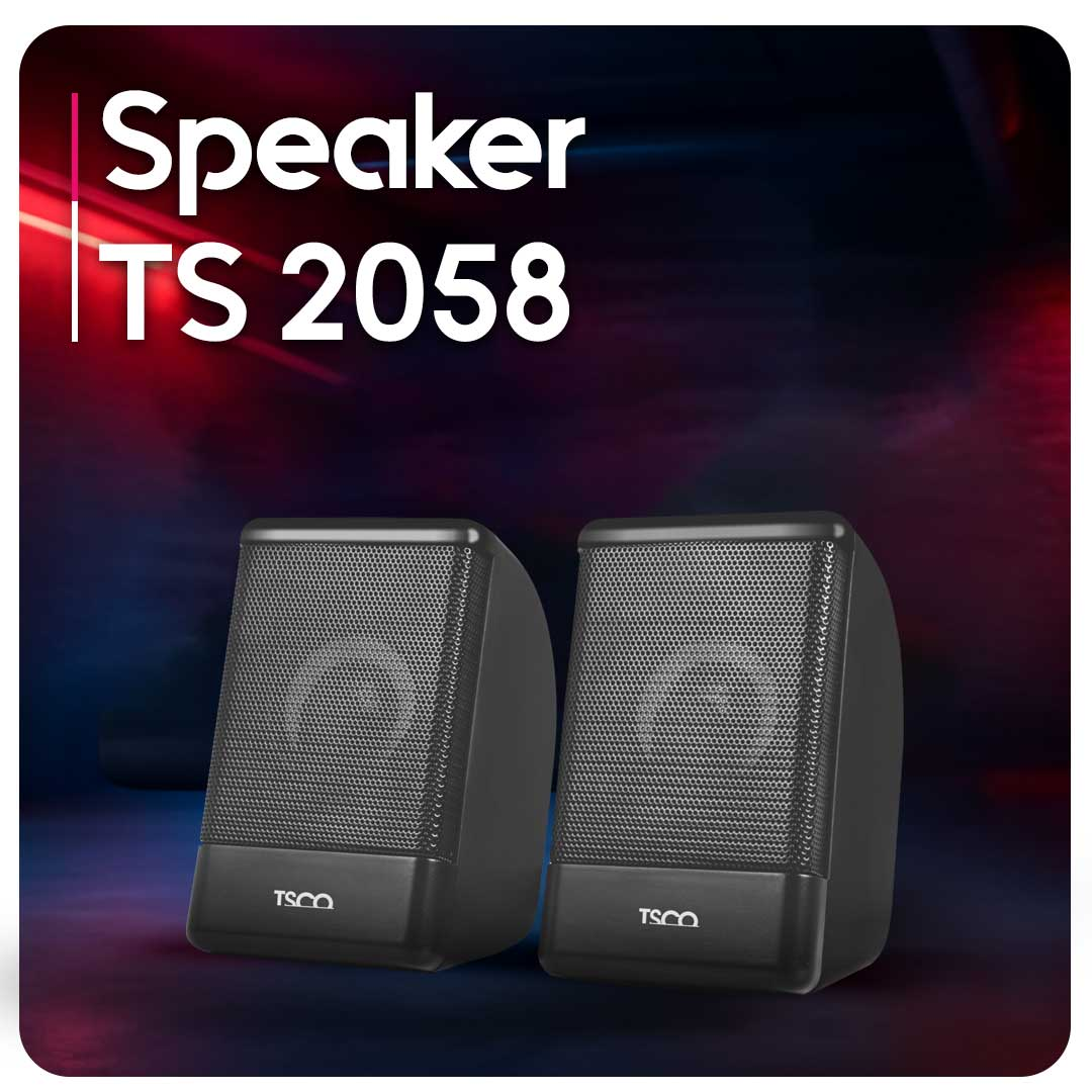 اسپیکر دوتکه رومیزی سیمی تسکو مدل TSCO TS2058