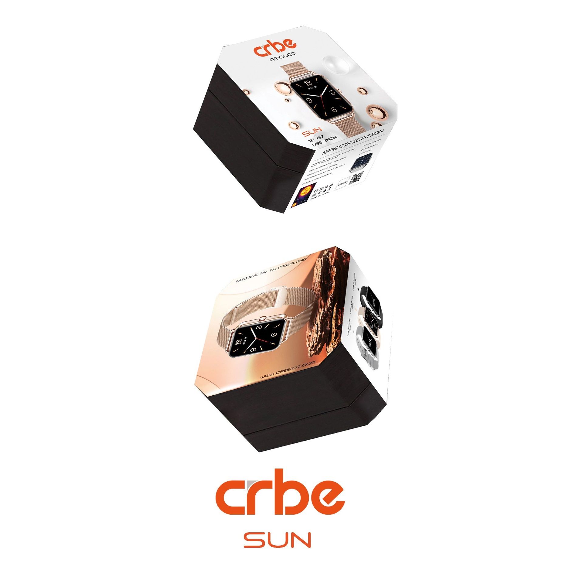 ساعت هوشمند کربی مدل Crbe SUN