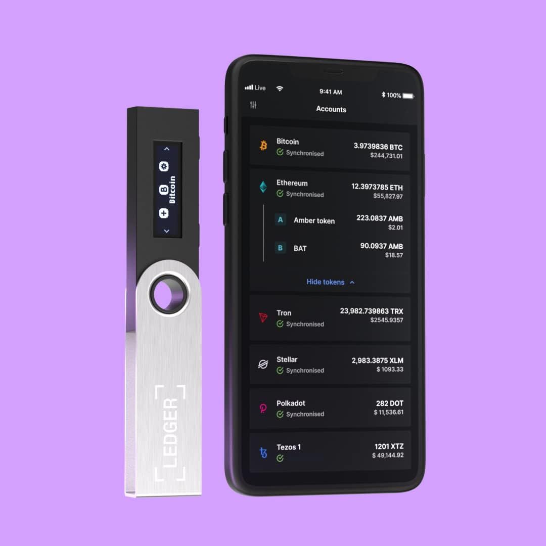 کیف پول سخت افزاری ارز دیجیتال لجر مدل Ledger Nano S