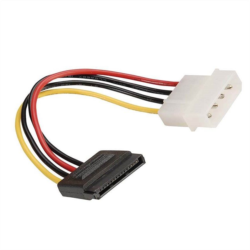 کابل تبدیل برق 4 پین به SATA طول 15 سانتی متر