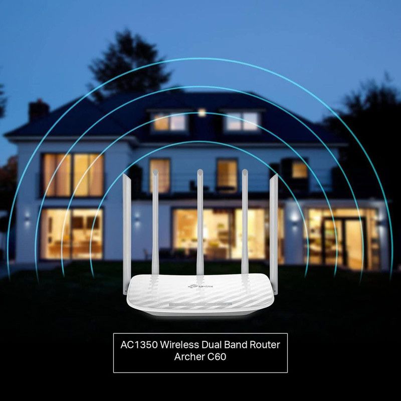 روتر بی سیم تی پی لینک مدل TP-Link AC1350 Archer C60
