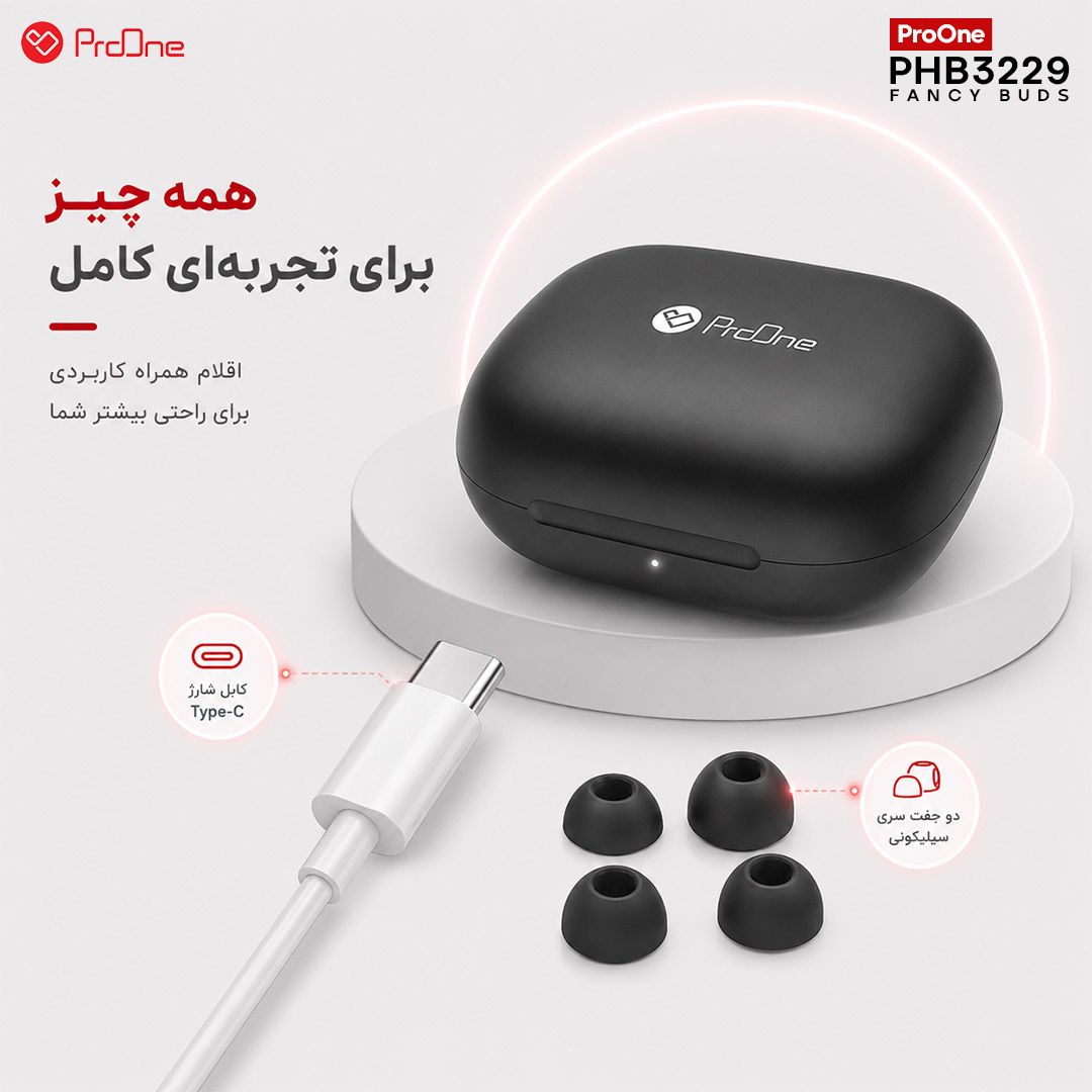 هندزفری بلوتوثی دور گوشی پرووان مدل ProOne PHB3229