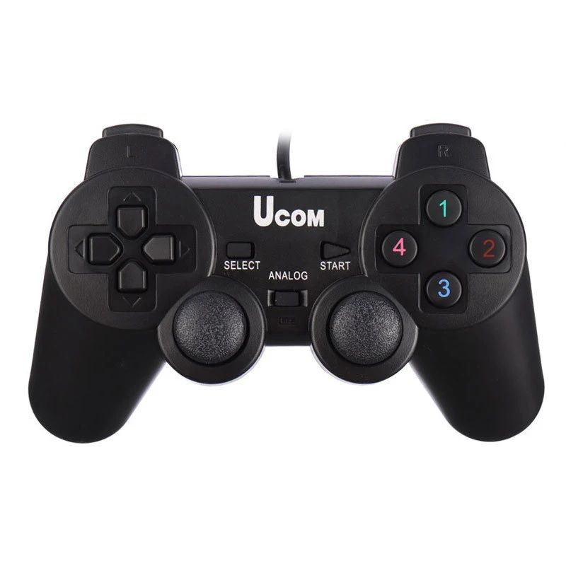 دسته بازی سیمی تک شوکدار یوکام مدل UCOM UC-JS704S