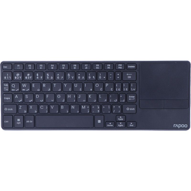 کیبورد بی سیم بلوتوثی رپو مدل Rapoo E900T به همراه تاچ پد