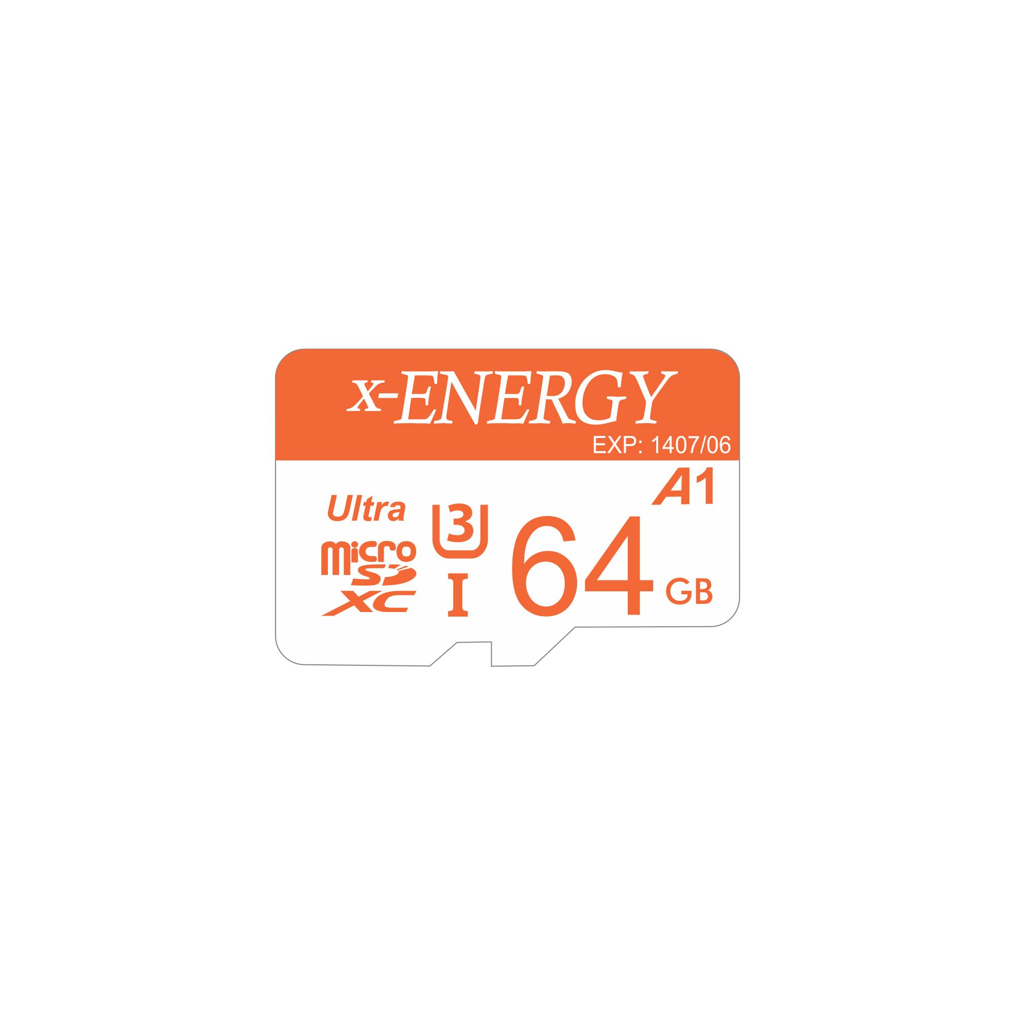 کارت حافظه MicroSDXC ایکس انرژی مدل X-Energy 600X کلاس 10 استاندارد UHS-I U3 سرعت 100MBps ظرفیت 64 گیگابایت