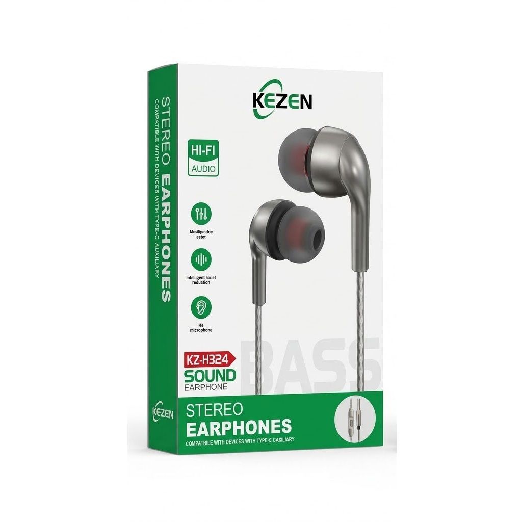 هندزفری سیمی کزن مدل KEZEN KZ-H324 با پورت AUX
