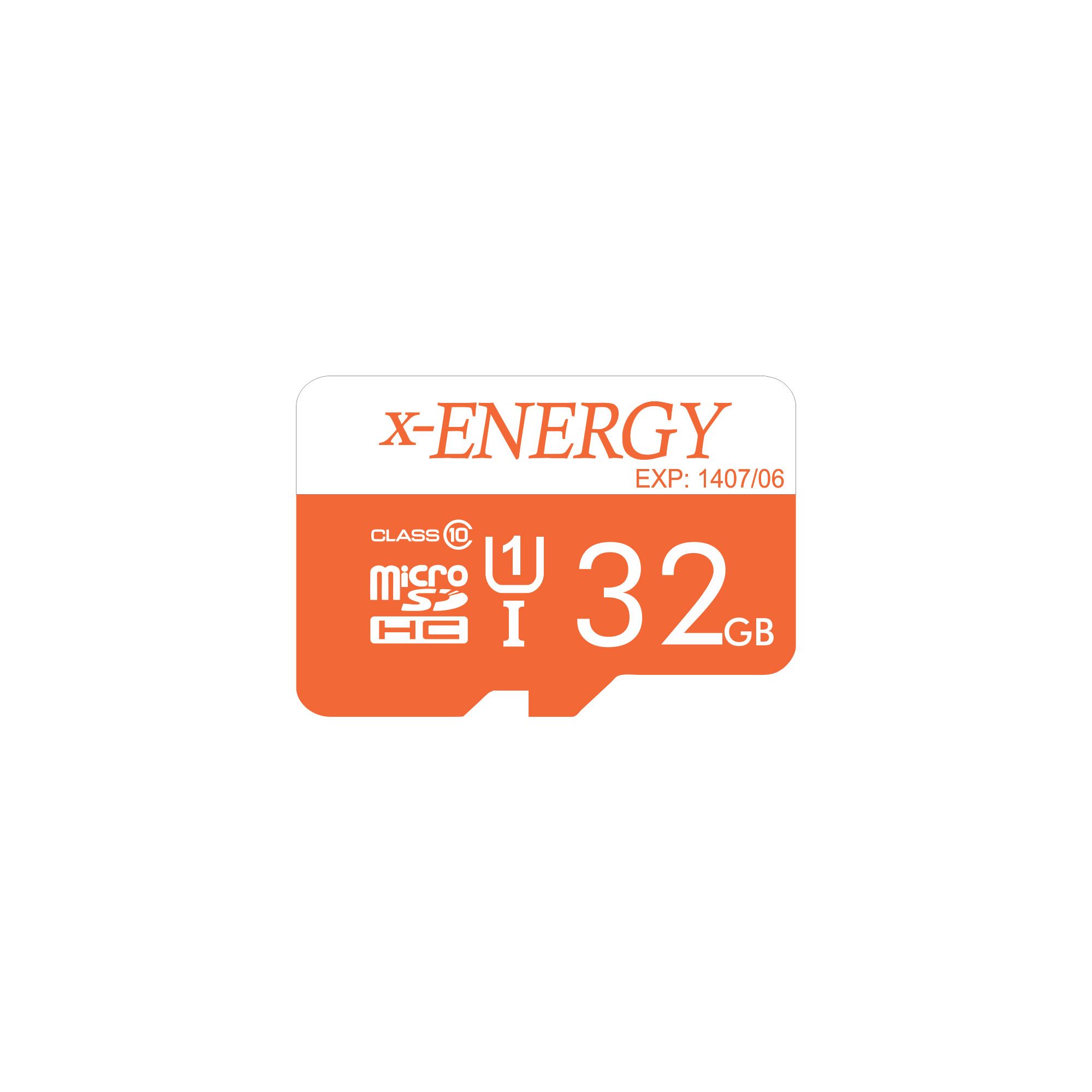کارت حافظه MicroSDHC ایکس انرژی مدل X-Energy 533X کلاس 10 استاندارد UHS-I U1 سرعت 100MBps ظرفیت 32 گیگابایت