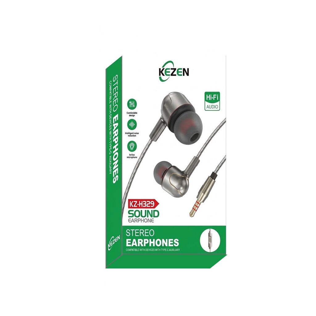 هندزفری سیمی کزن مدل KEZEN KZ-H329 با پورت AUX